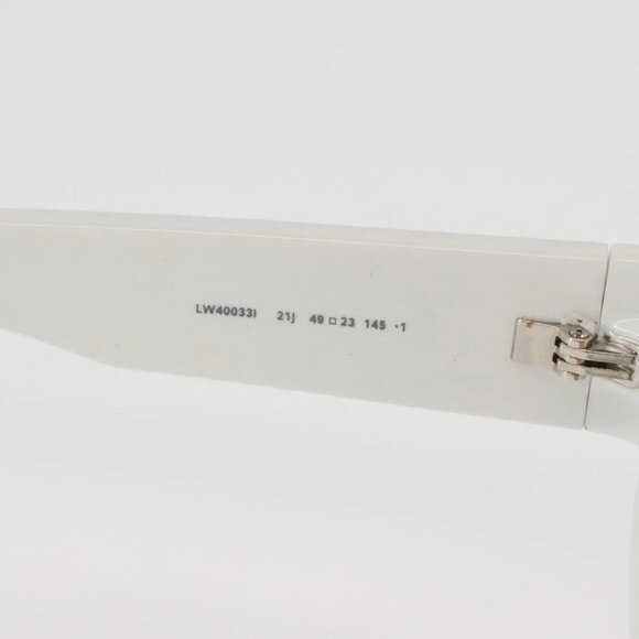 LOEWE Paula\'s Ibiza Sunglasses plastic White Auth 145560